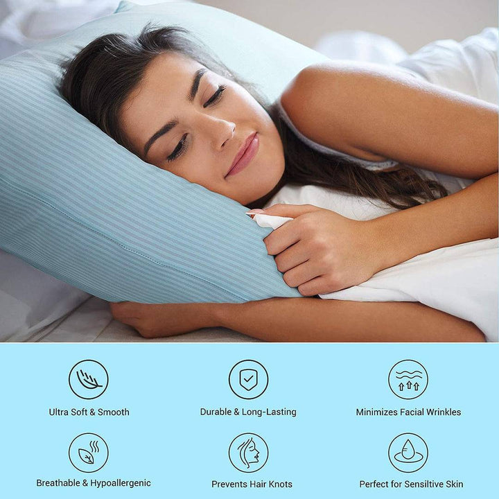 Cooling Pillowcases – Elastic Spandex,  Q-Max 0.38, for Standard & Queen Size | Bowlift