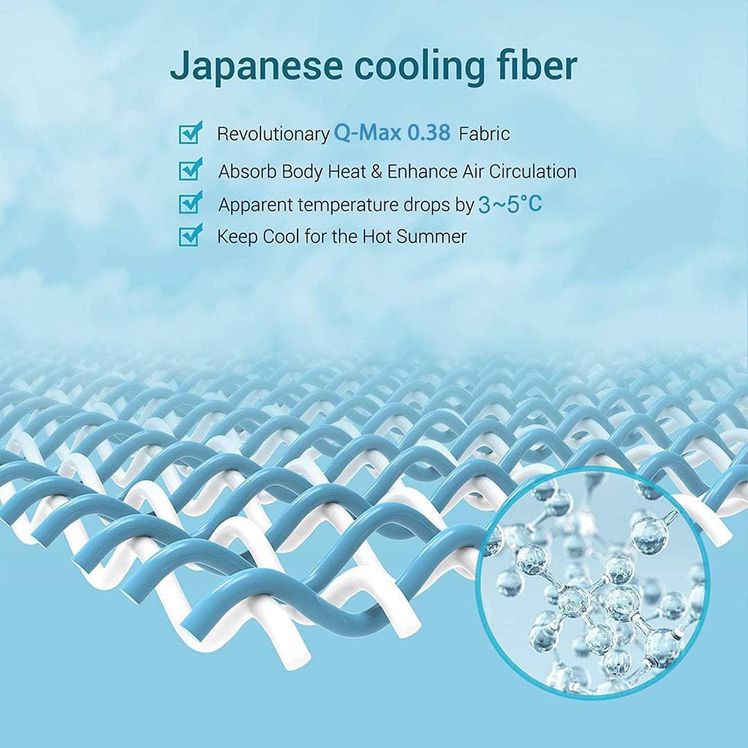 Cooling Pillowcases – Elastic Spandex,  Q-Max 0.38, for Standard & Queen Size | Bowlift