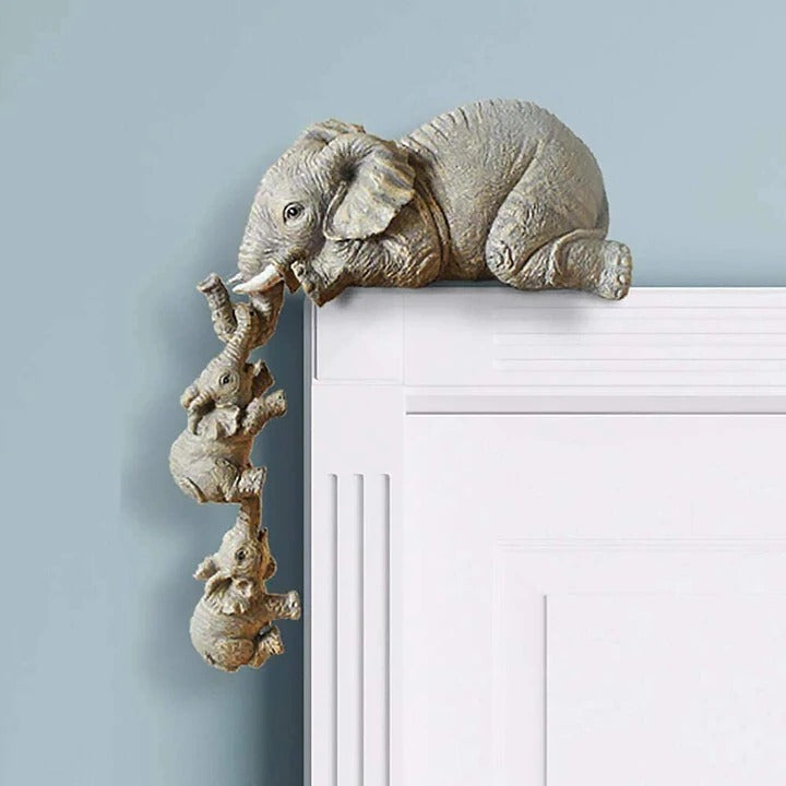 BowLift | Artistic Elephant Figurine in 3 Parts