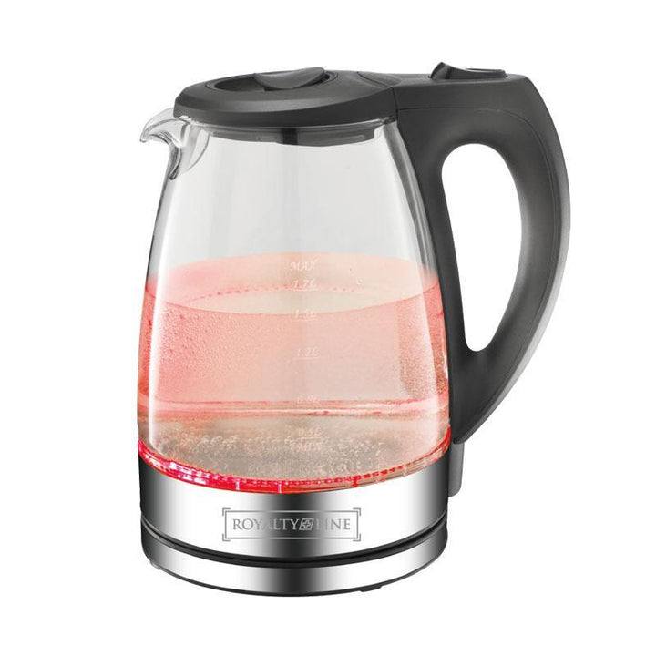 Glass kettle with light from Royalty Line | Bowlift