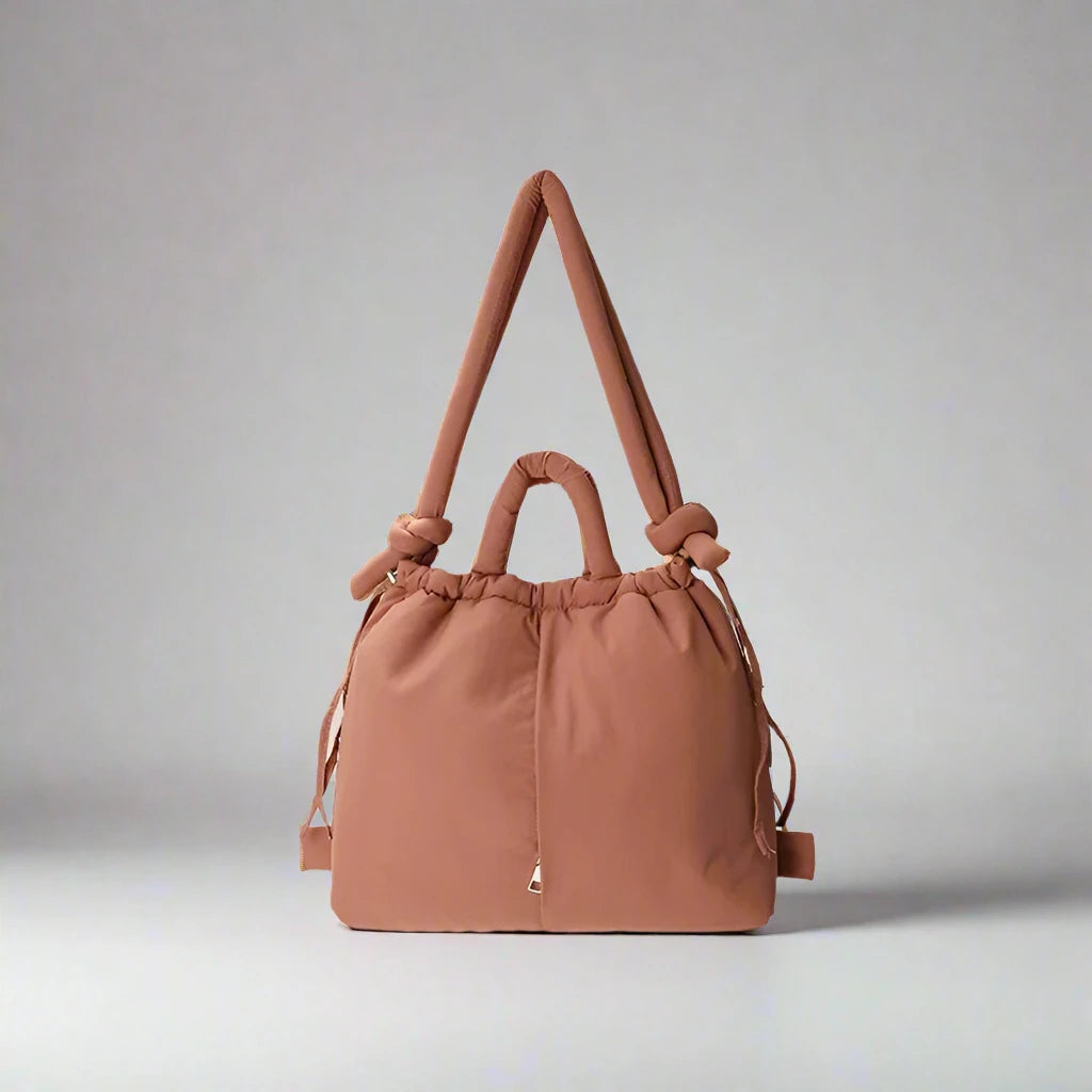 Riva Puffer Handbag – Stylish Carry Bag with Shoulder Strap | Bowlift