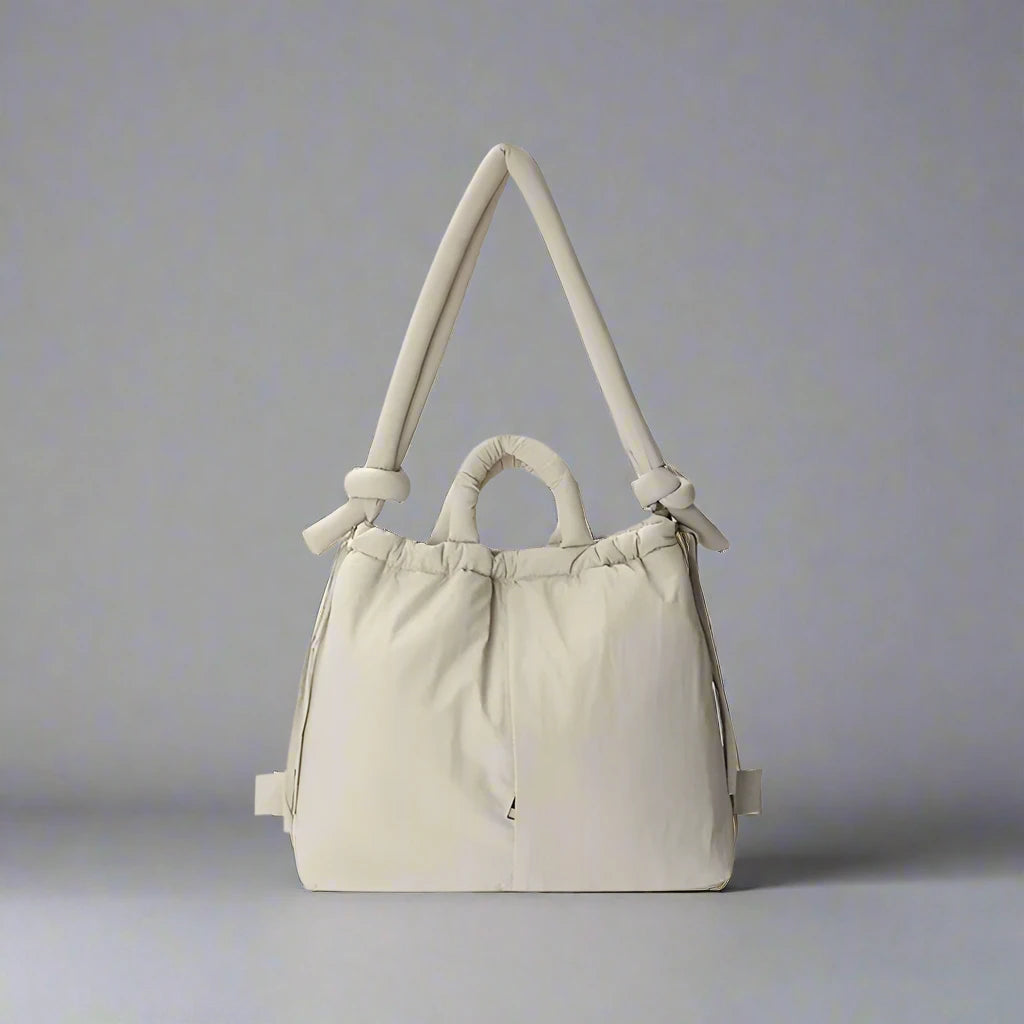 Riva Puffer Handbag – Stylish Carry Bag with Shoulder Strap | Bowlift