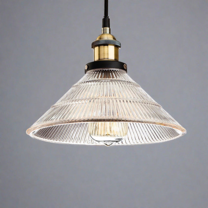 Zayden Pendant Lamp Retro Prismatic Design | Bowlift