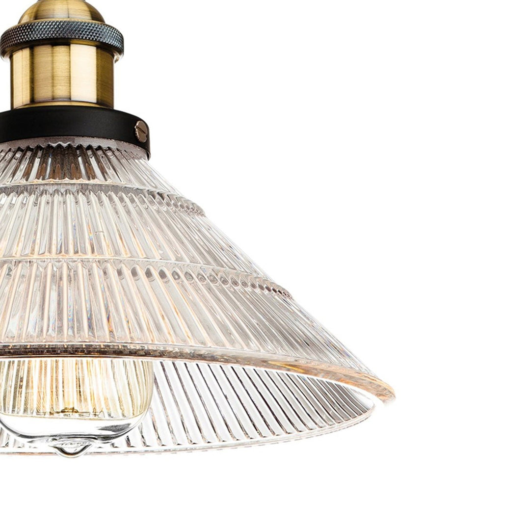 Zayden Pendant Lamp Retro Prismatic Design | Bowlift