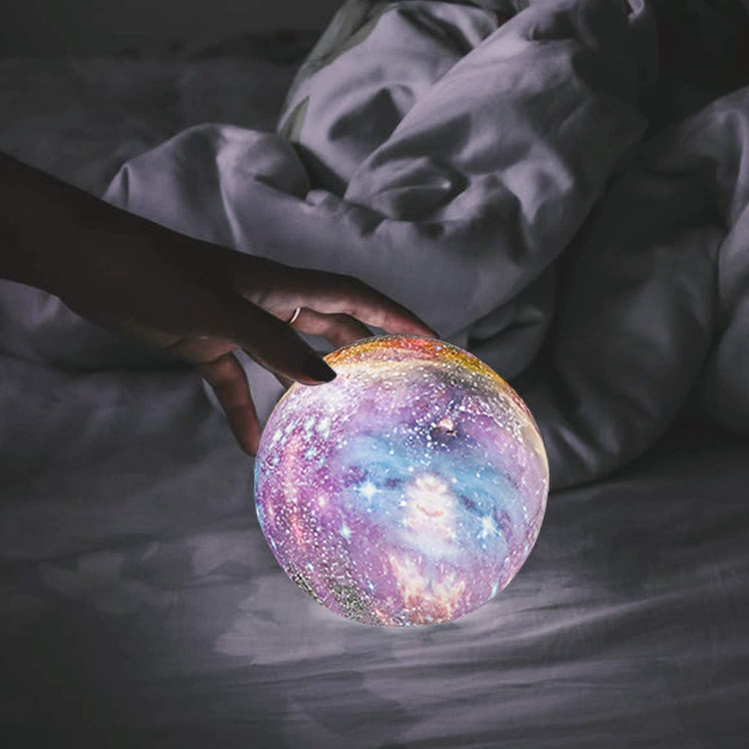 SterrenGlans Galaxy Lamp – LED Night Light with Touch Control | Bowlift