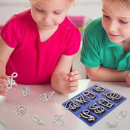 BowLift | Metal Brain Teaser Puzzle Game Set