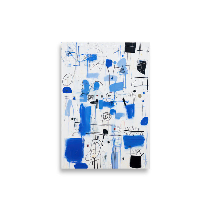 Blue Scribbles 2 | Bowlift