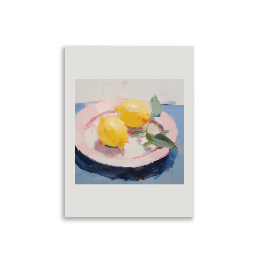 Plate with Lemons | Bowlift