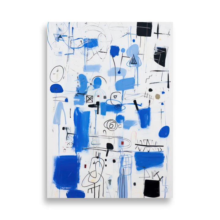 Blue Scribbles 2 | Bowlift