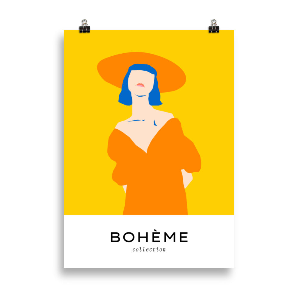 Boheme-Spring-Lady with a Hat | Bowlift