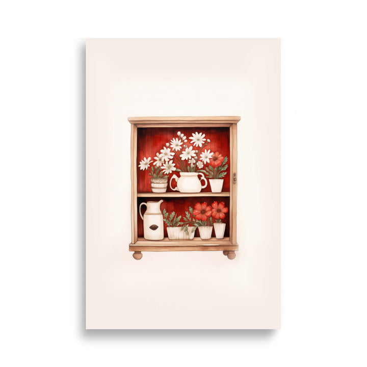 Shelf with Flowers | Bowlift