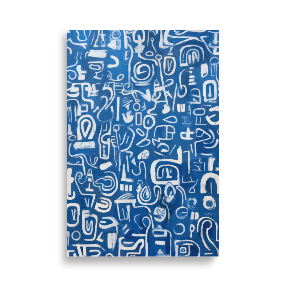 Blue Scribbles | Bowlift