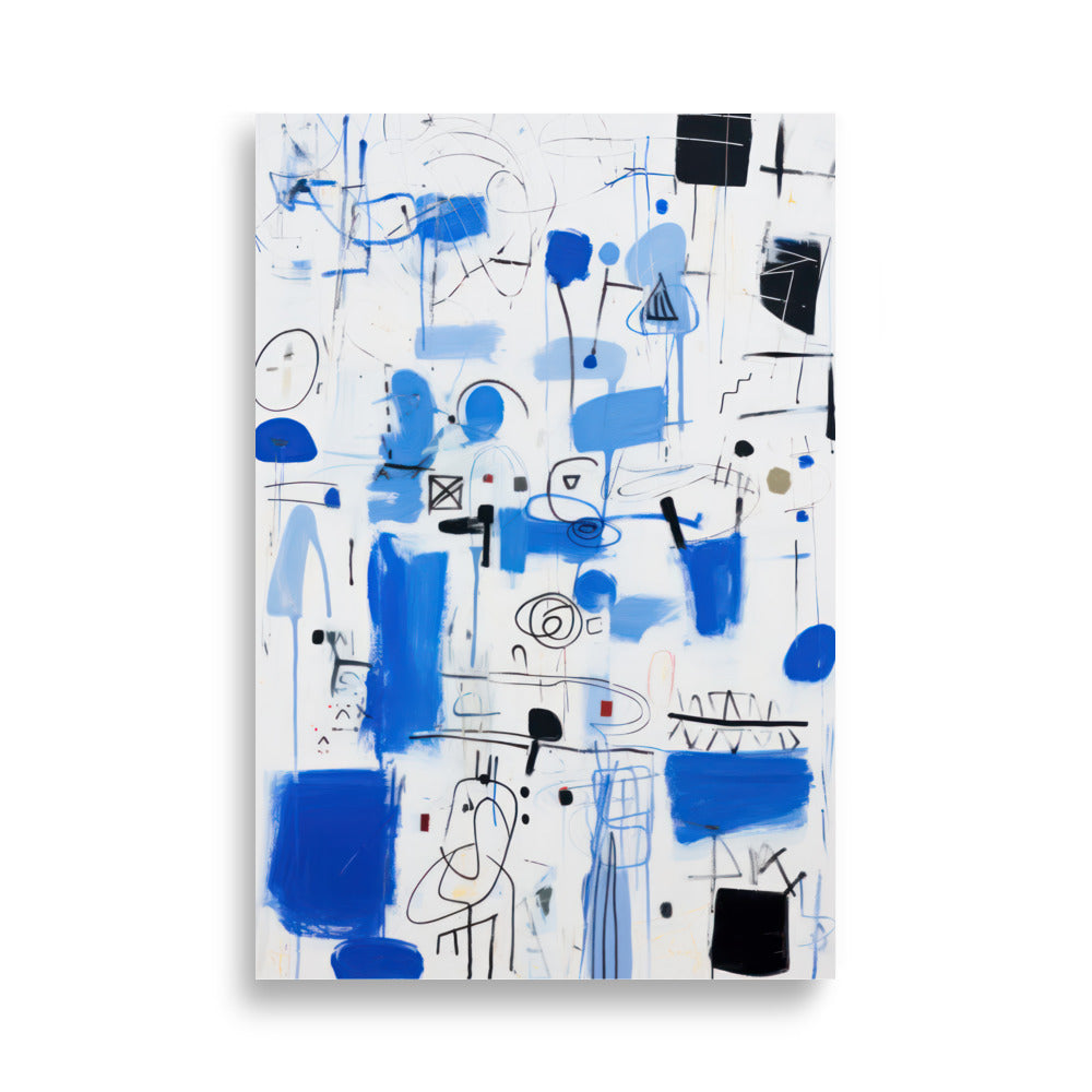 Blue Scribbles 2 | Bowlift