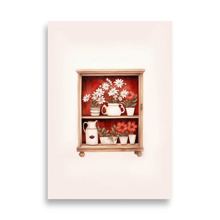 Shelf with Flowers | Bowlift