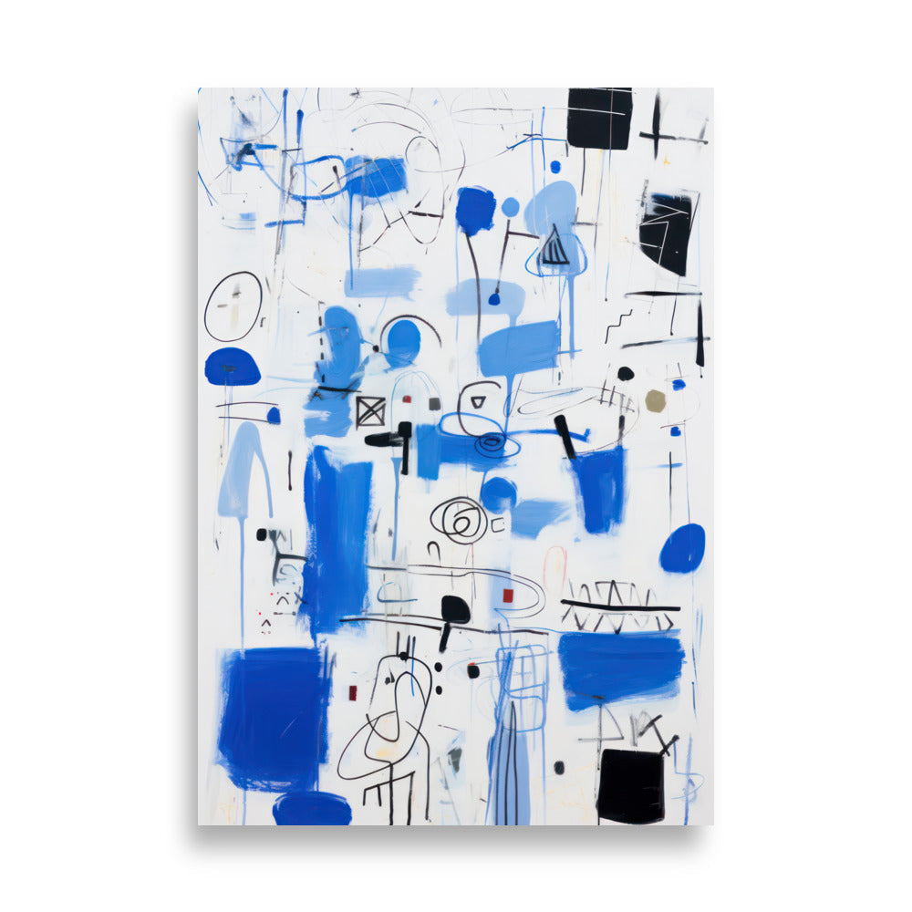 Blue Scribbles 2 | Bowlift