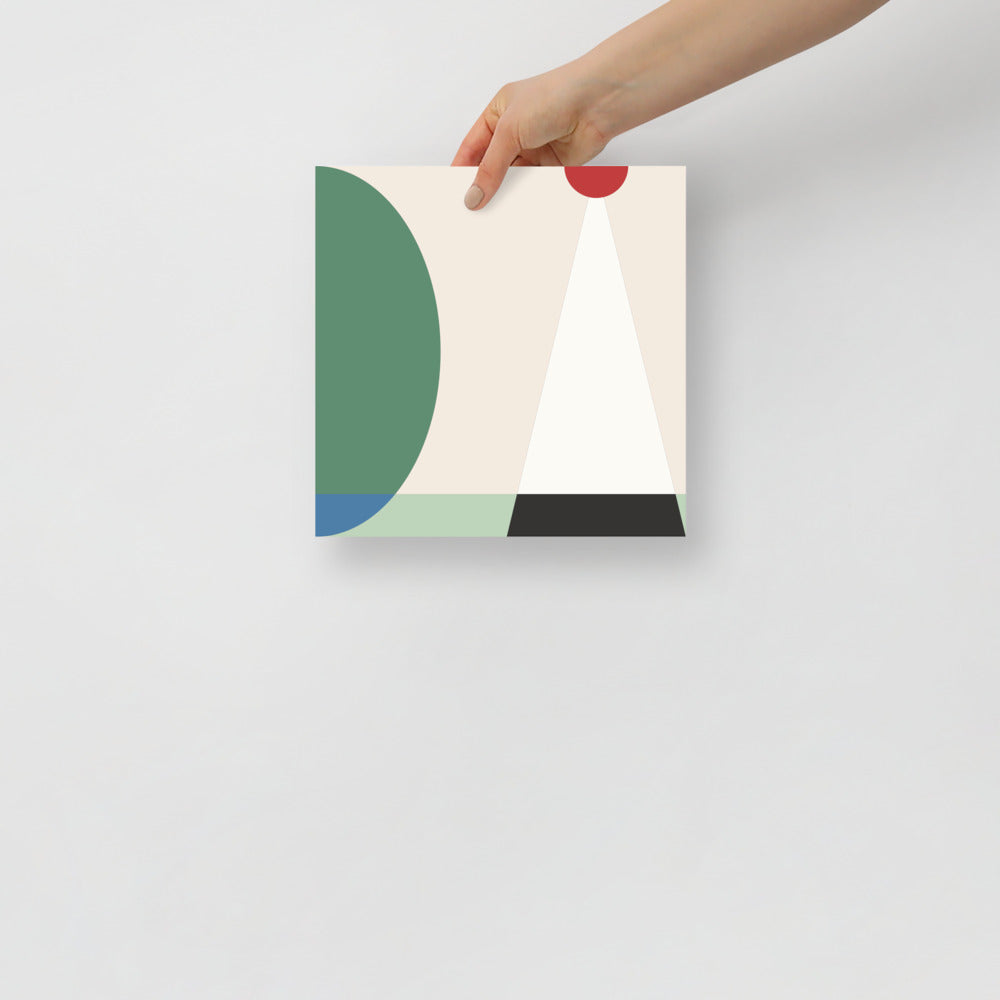 Japanese Scene Abstract Wall Art | Bowlift