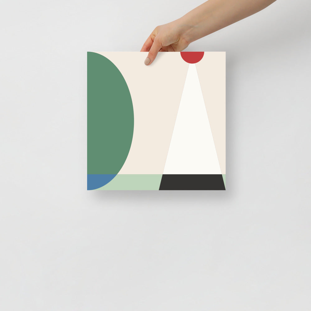 Japanese Scene Abstract Wall Art | Bowlift