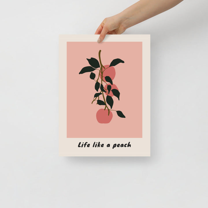 Life Like a Peach Wall Art | Bowlift