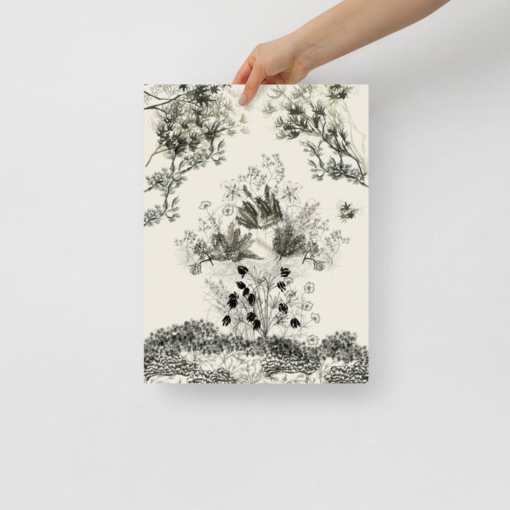 Japanese Garden Scene Wall Art | Bowlift
