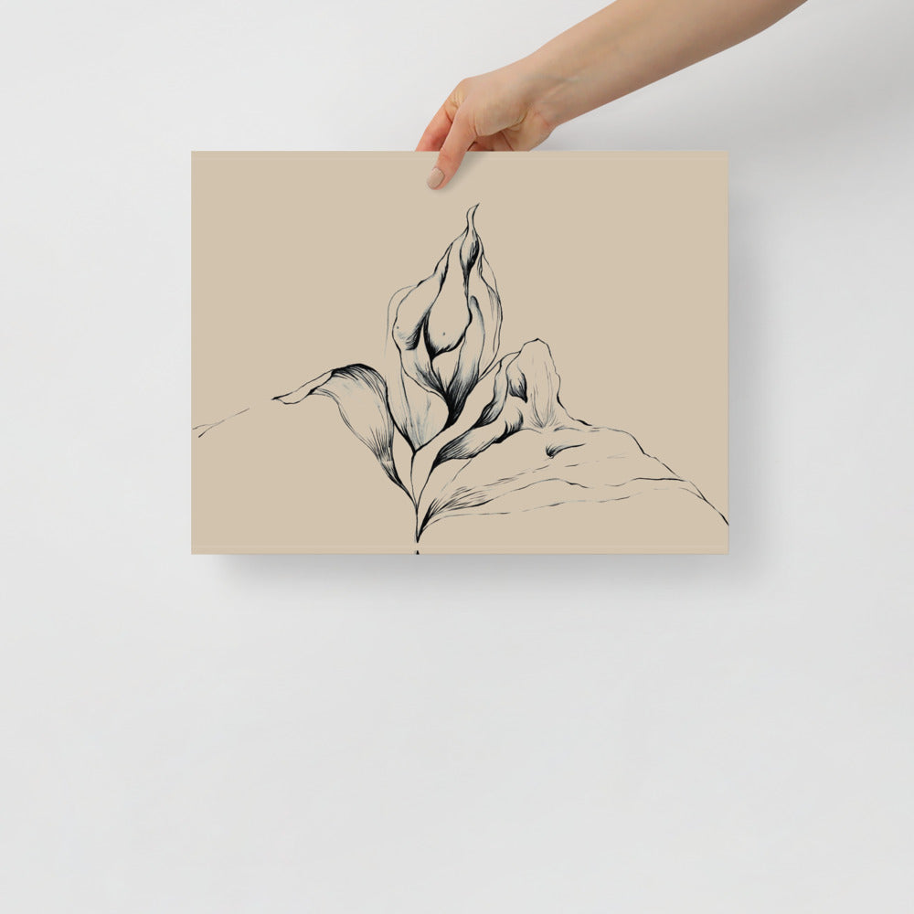 Floral Body Wall Art | Bowlift