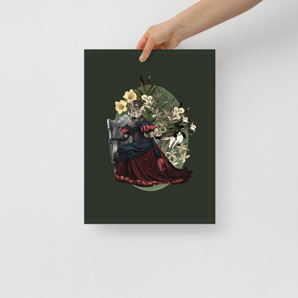 Cat Queen Dark Green | Bowlift