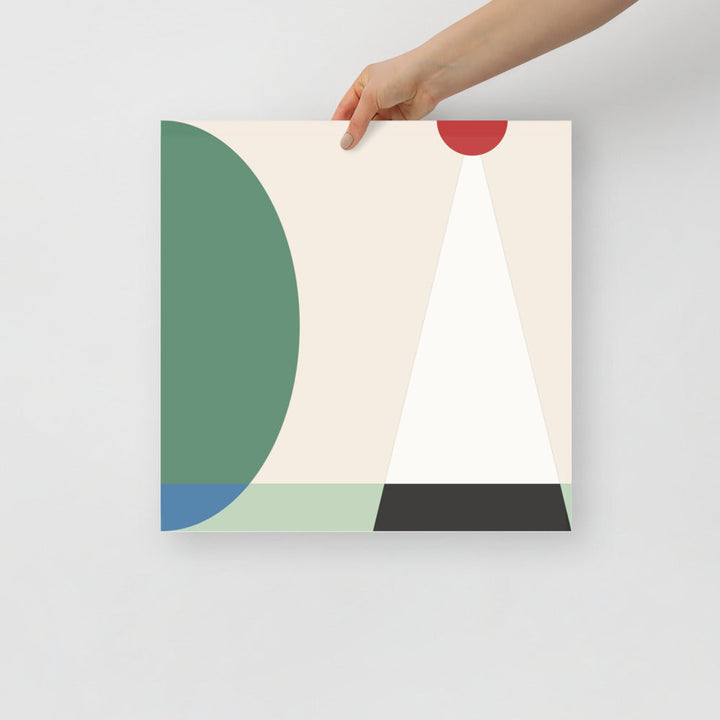 Japanese Scene Abstract Wall Art | Bowlift