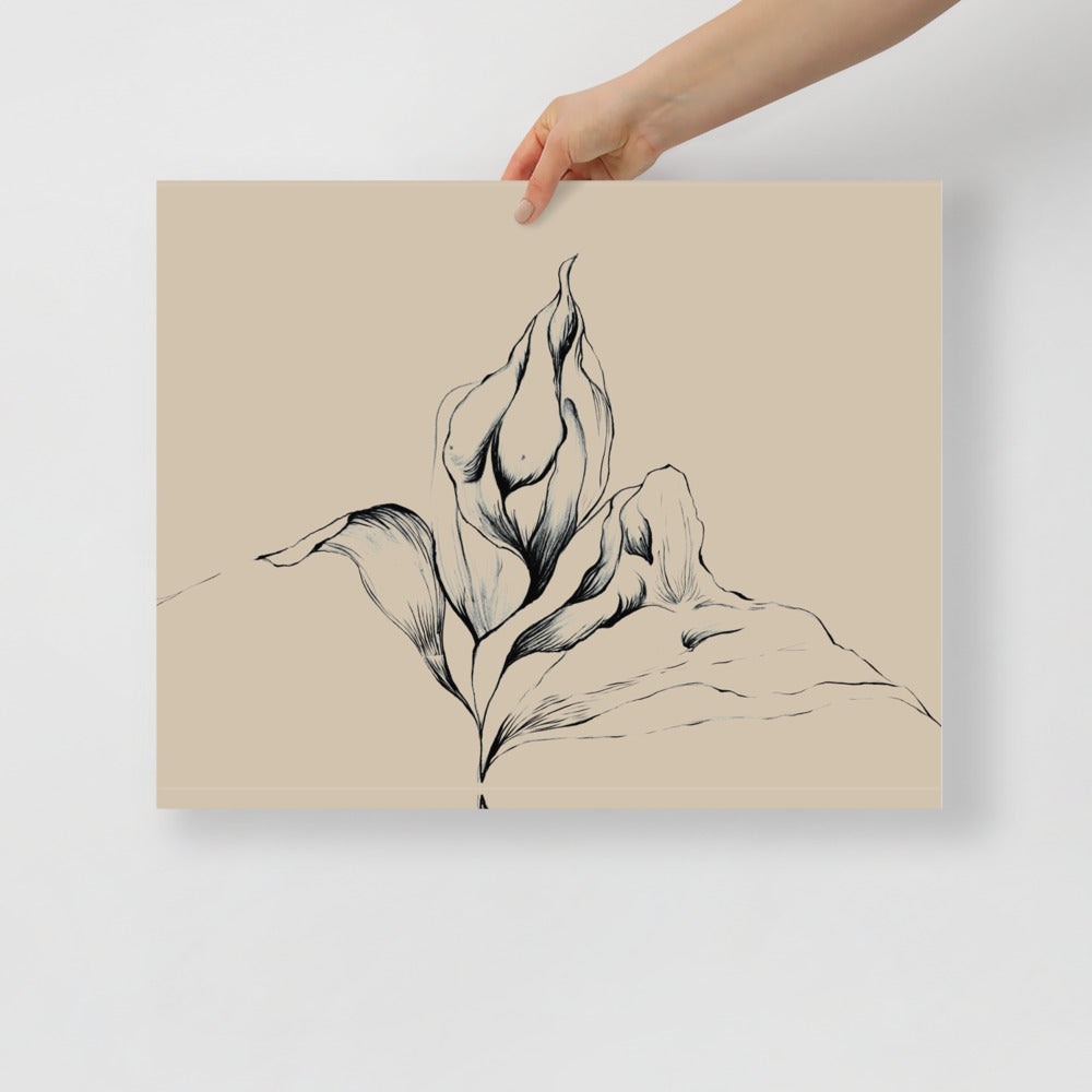Floral Body Wall Art | Bowlift