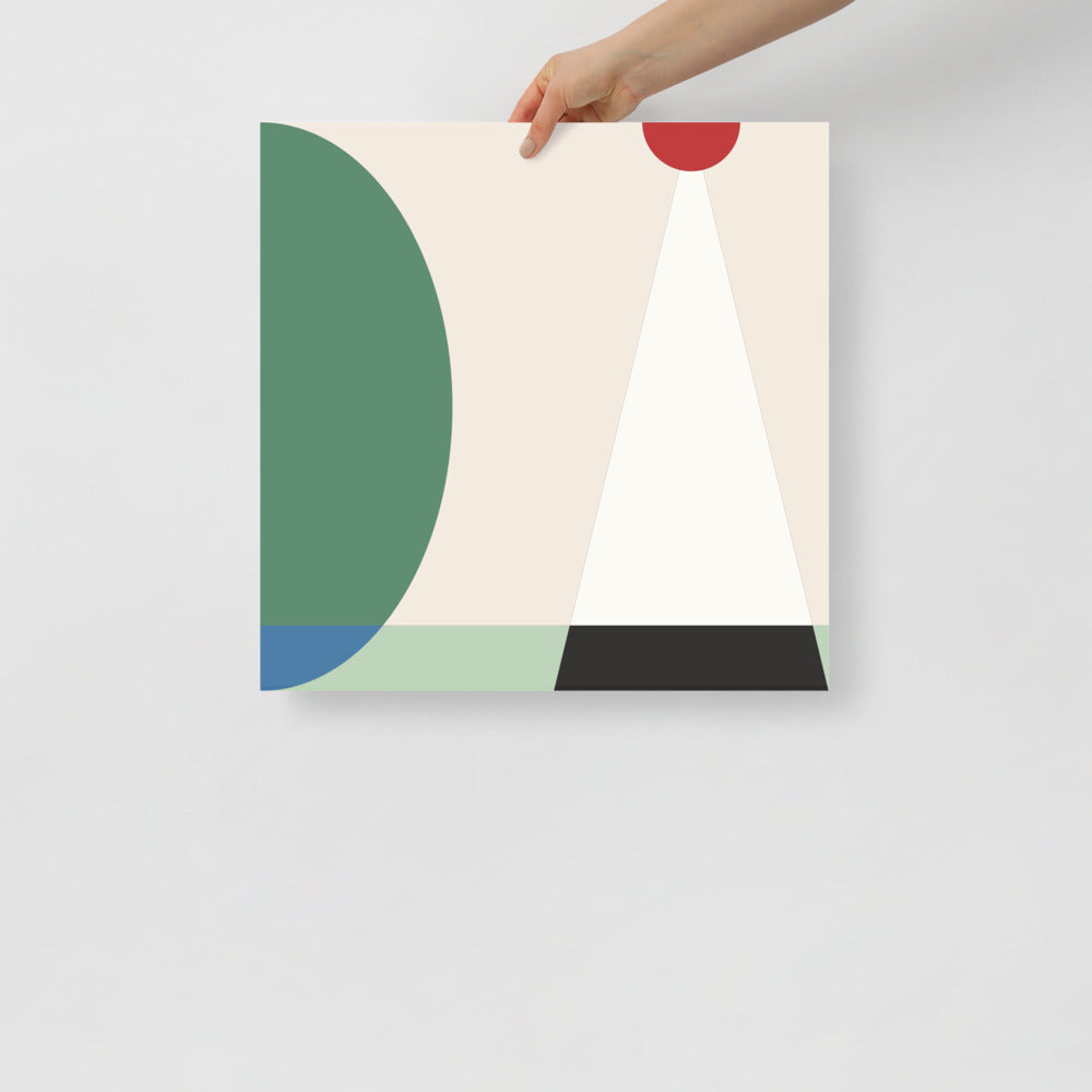 Japanese Scene Abstract Wall Art | Bowlift