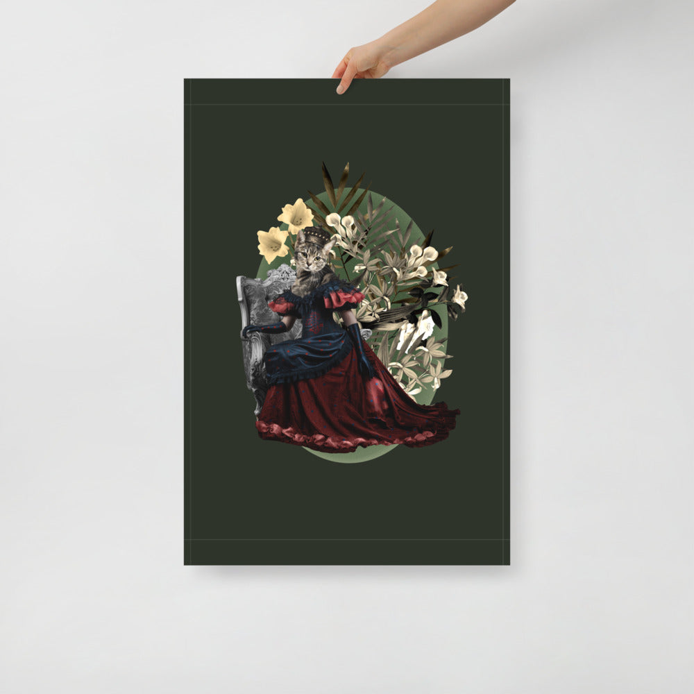 Cat Queen Dark Green | Bowlift