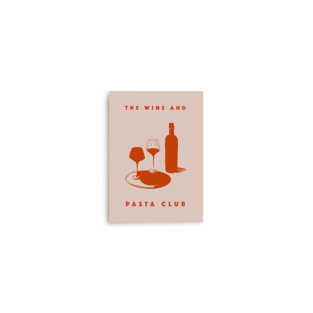 The wine and pasta club | Bowlift