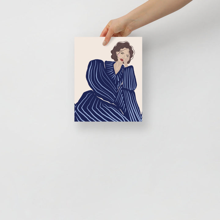Blue Tracksuit Wall Art | Bowlift