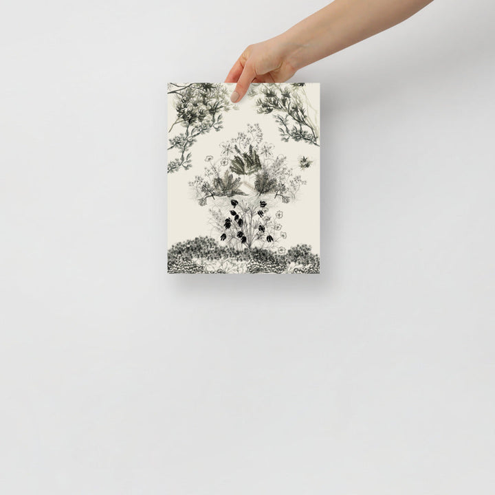 Japanese Garden Scene Wall Art | Bowlift
