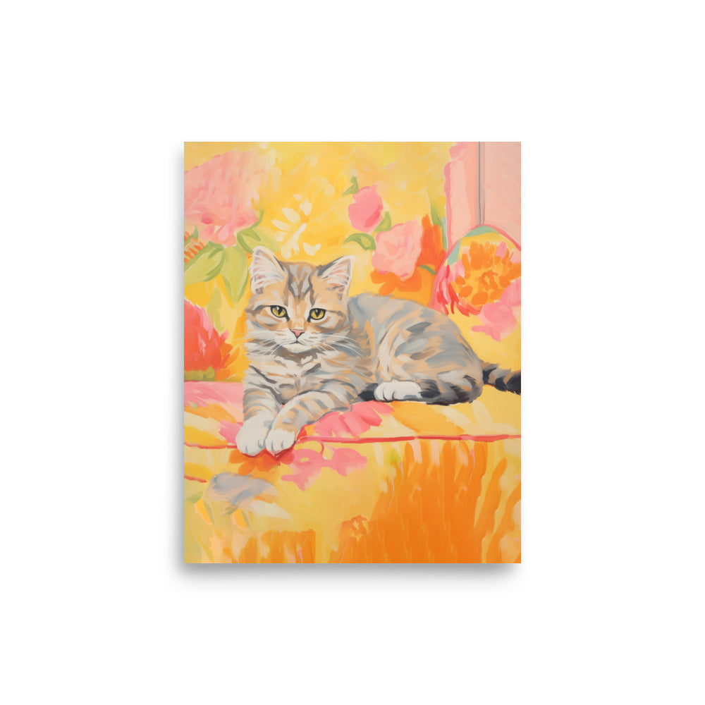 Cat on a sofa | Bowlift