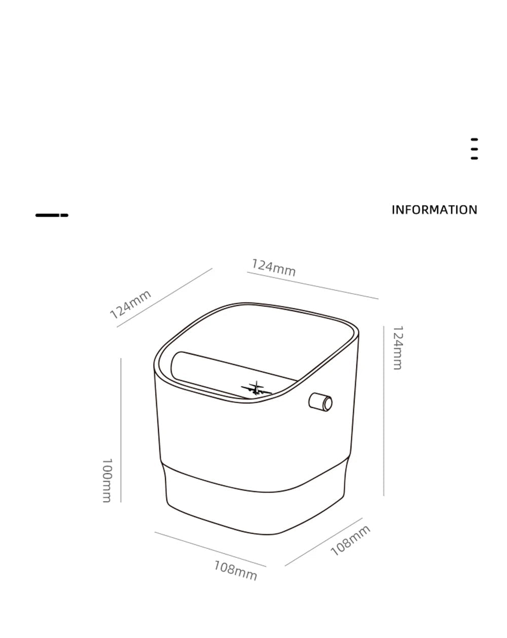 Espresso Grounds Bucket Coffee Knock Box Home Barista Knock Box Tools | Bowlift