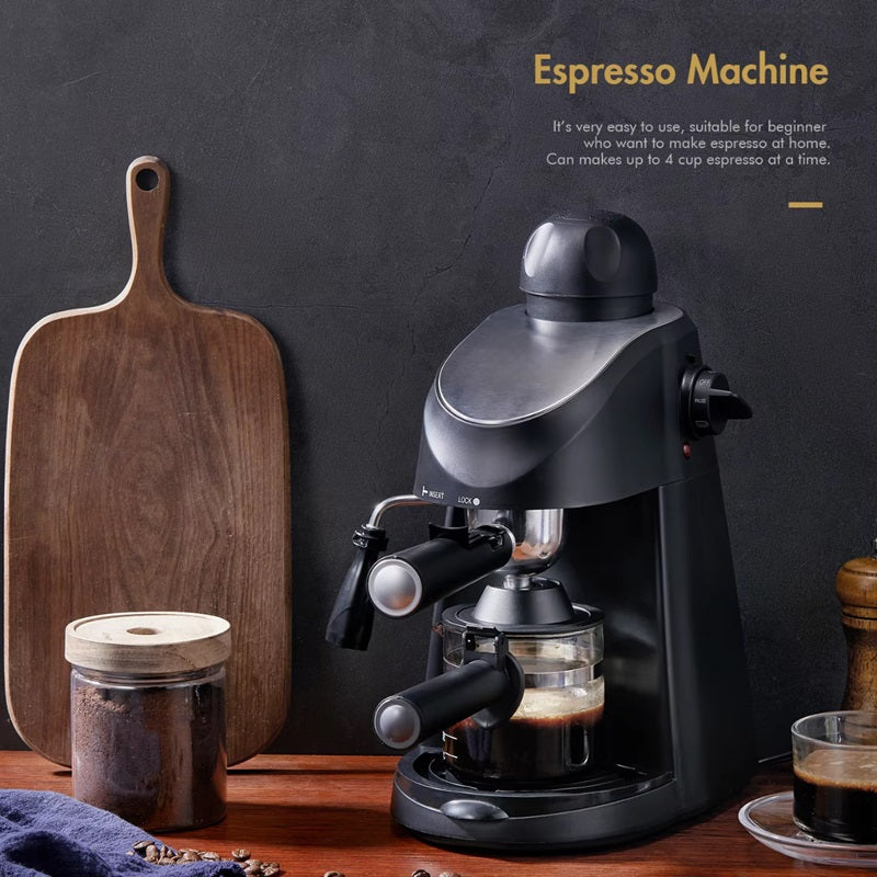 BowLift | 3.5 Bar Espresso Machine with Built-In Steam Wand