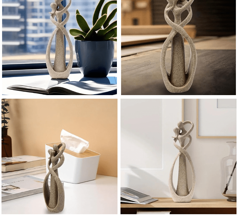 BowLift | Eternal Embrace – Abstract Sculpture for Timeless Love