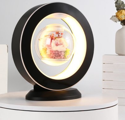 Levitating Flower with Magnetic Rotation – Floravia | Bowlift