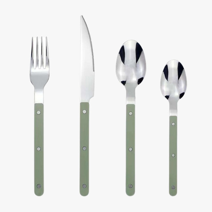 BowLift | ETERNISERVE – 24-Piece Engraved Stainless Steel Cutlery Set for 6