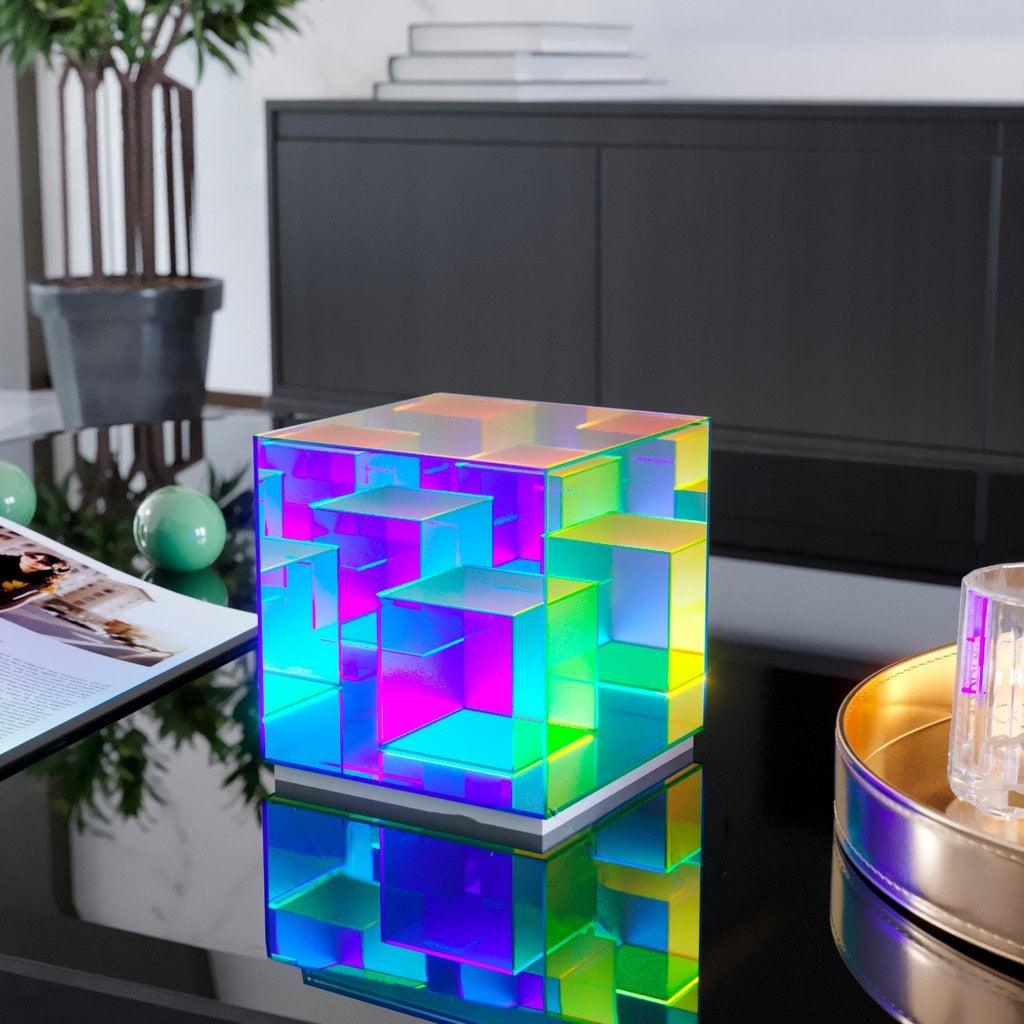 BowLift | Eternity Rubiks Cube Prism Lamp