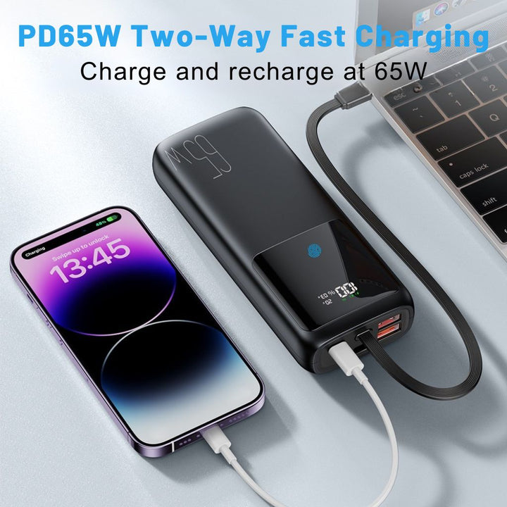 BowLift | VoltMate Pro 65W – Smart Multicharge Powerbank with Touch Display
