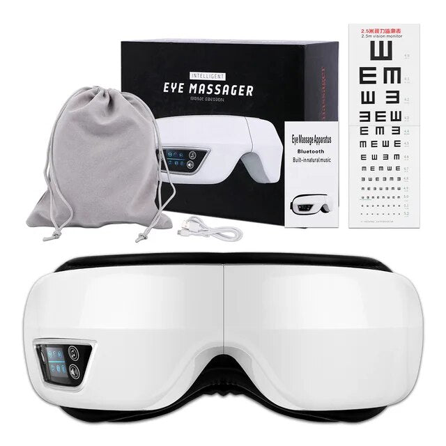 BowLift | Eyeglow Smart 6D – Eye Massager with Heat, Vibration & Bluetooth for Screen-Weary Eyes