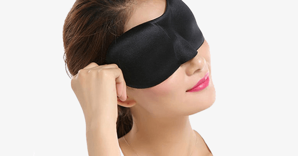 BowLift | Eye mask for sleep - Enhanced 3D contoured sleep mask & eye cover - Perfect travel eye cover