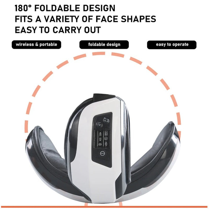 BowLift | Portable Eye Massager with Soothing Heat, Vibration, and Bluetooth Music