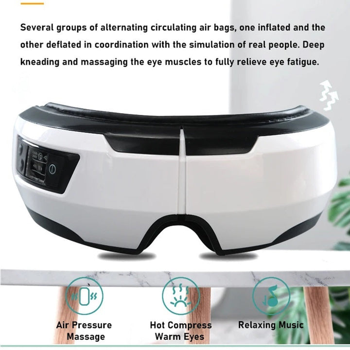 BowLift | Portable Eye Massager with Soothing Heat, Vibration, and Bluetooth Music