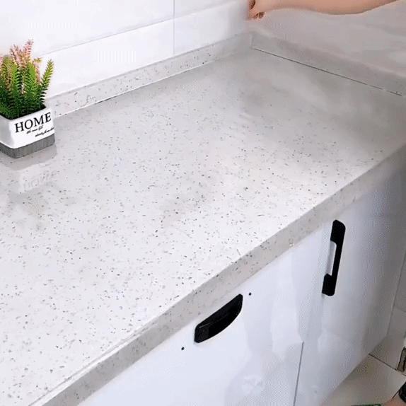 Glossy Self-Adhesive Waterproof Countertop Film Roll | Bowlift