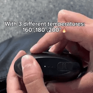 Cordless electric smoothing brush with 3 heat levels | Bowlift