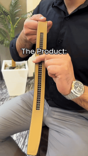 BowLift | Men's Leather Ratchet Belt