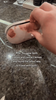 BowLift | 2 In 1 Glasses and  Contact Lens Case