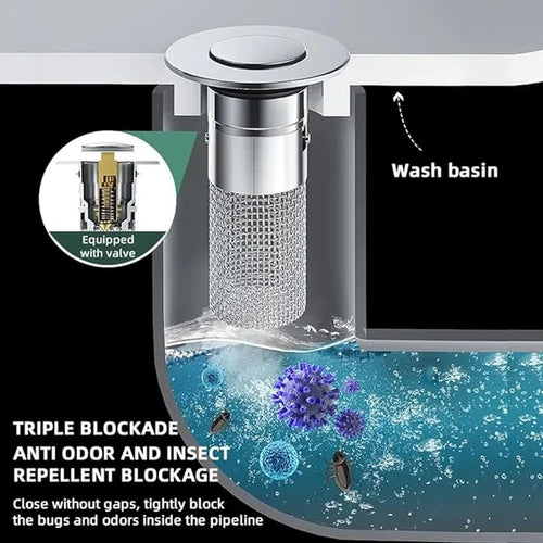 BowLift | Stainless Steel Floor Drain Filter