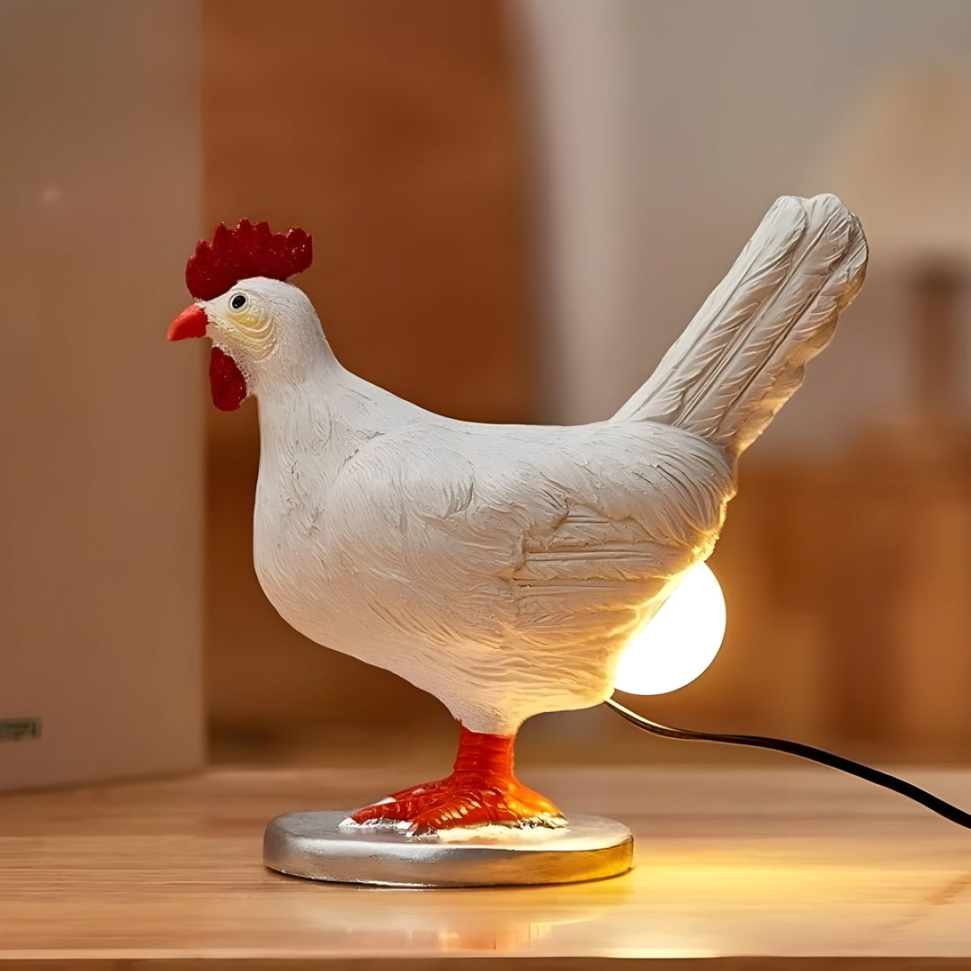 BowLift | EggGlow Table Lamp – Charming Chicken Shape with Warm LED Light